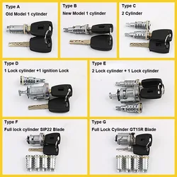 Full Car Lock Cylinder for Fiat Ignition Lock Cylinder with 2 Key