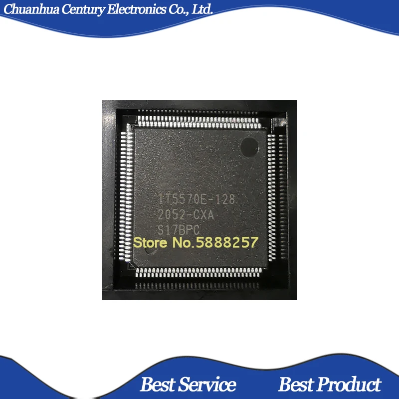 1 Pcs IT5570E-128/CX IT5570E-128 IT5570E IT5570 LQFP128 New and Original In Stock