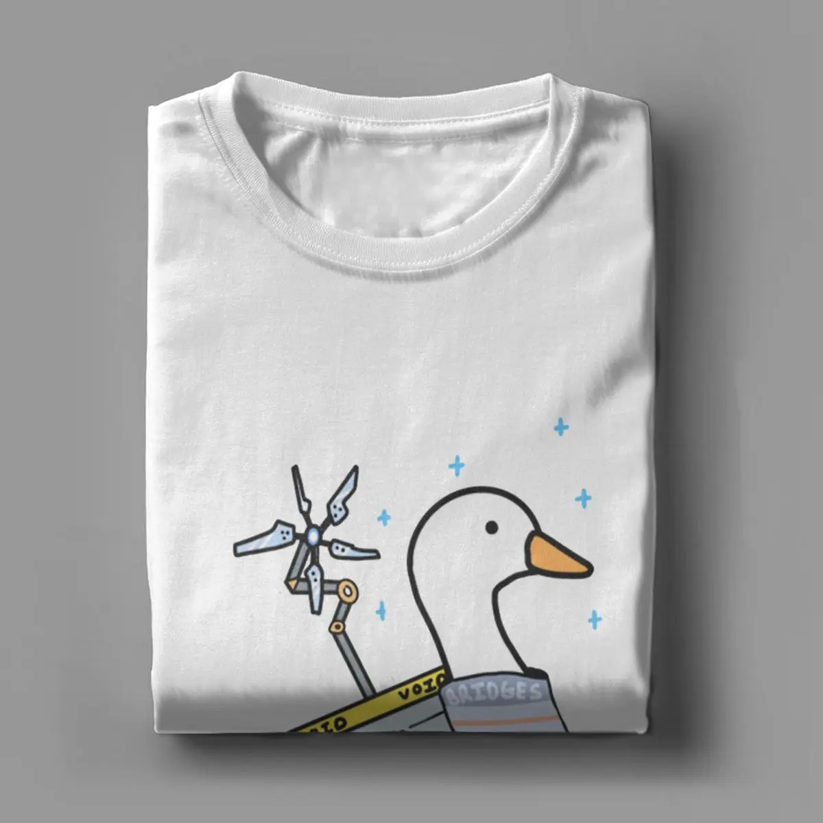 Men T-Shirts Sam Porter Bridges As A Goose From Death Stranding 100% Cotton Tees Short Sleeve Hideo Kojima T Shirt Crew Neck Top