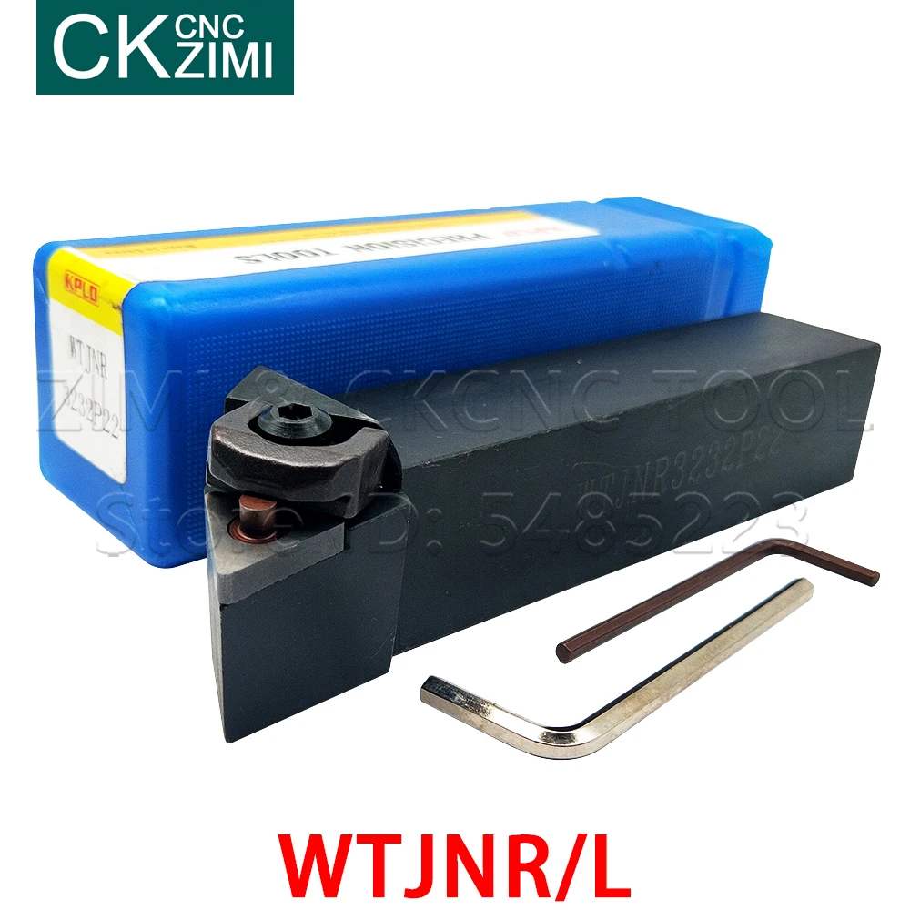 WTJNR WTJNL 1616 2020 2525 3232 H16 K16 M16 P16 P22 M22 External Turning tool Arbor CNC Lathe Cutter Clamped Steel Tool holder