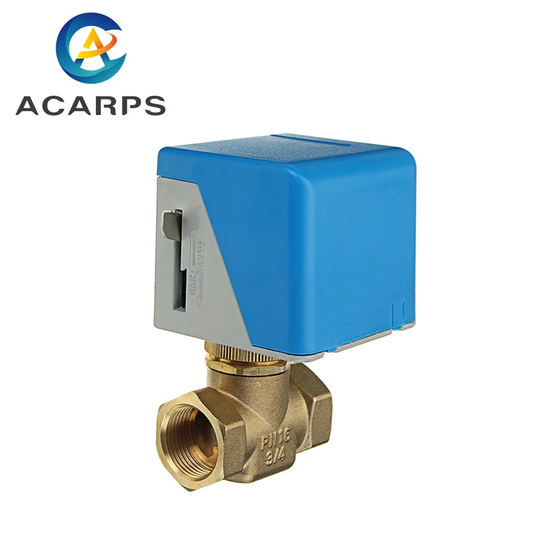 

1/2" 3/4" 1" Two-Way Brass Electric Globe Valve Female Thread Electric Two-Way Valve Two-Wire System