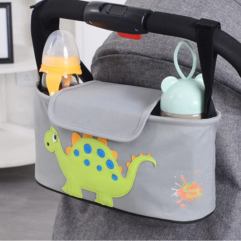 Stroller Organizer Bag Large Capacity Stroller Bag Cartoon Pram Trolley Bag Stroller Accessories Organizer Bag For Stroller