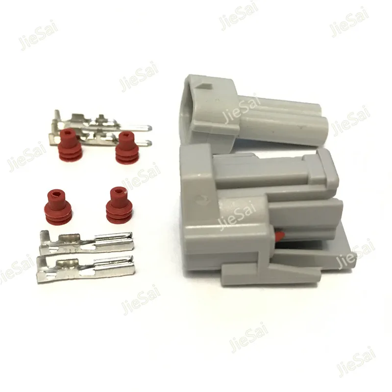 Nippon Denso 6189-0060 Automotive Connector 2 Pin Waterproof Male And Female Top Slot Fuel Injector Connector