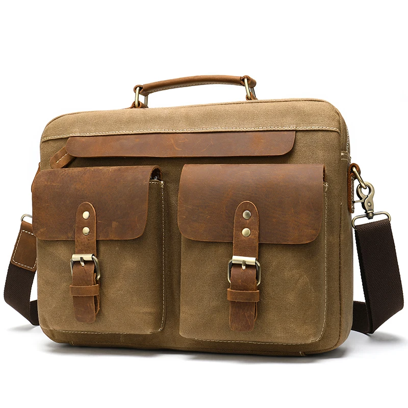 WESTAL porte document, mallette en cuir pour hommes, sac d'ordinateur portable, sac de bureau pour hommes, sac d'affaires pour document cool de styliste