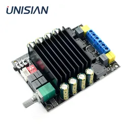 UNISIAN TDA7498  Audio Amplifier Board HIFI  Digital 2.0 channels Class D Amplifiers output 2X100W  Stereo Power AMP for  PC MP3