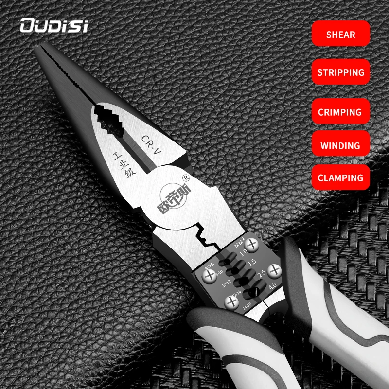 

Multifunction Diagonal Pliers Wire Cutter Long Nose Pliers Side Cutter Cable Shears Electrician professional Tools