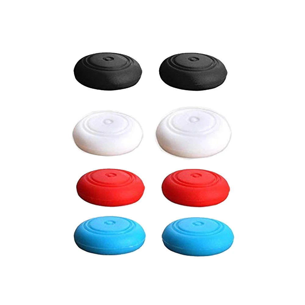 8PCS Silicone Right&Left Thumb Grip Stick Cover Game Remote Joystick Cap Protect Skin For Nintendo Switch NS Controller