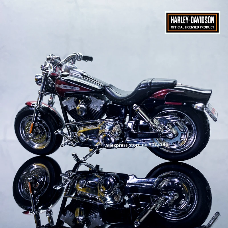 Maisto NEW 1:18 HARLEY-DAVIDSON 2009 FXDFSE CVO Alloy Diecast Motorcycle Model Workable Toy For Children Gifts Toy Collection