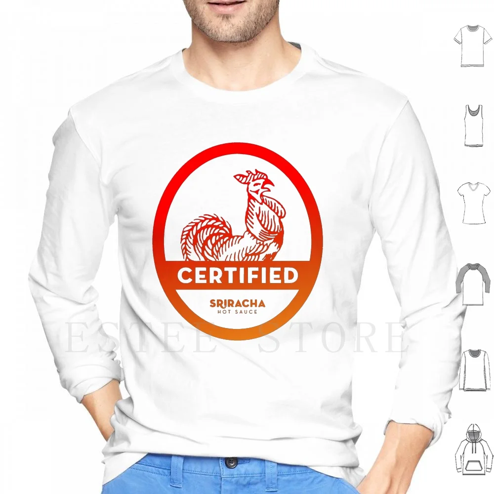 Untitled Hoodies Long Sleeve Sriracha Chili Sauce Paste Peppers Distilled Vinegar Garlic Sugar And Salt Original