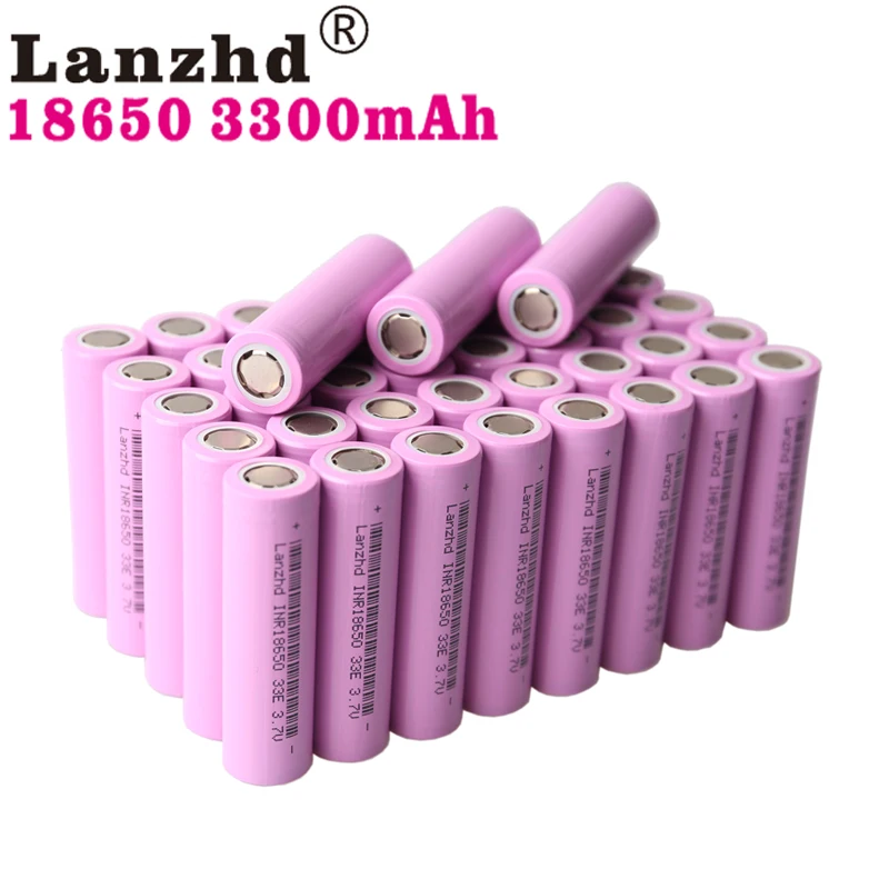 18650 Rechargeable Batteries 3.7V 30A Lithium Li Ion 18650VTC7 Real Capacity 3300mAh 18650 Battery For Flashlight (8-80pcs)