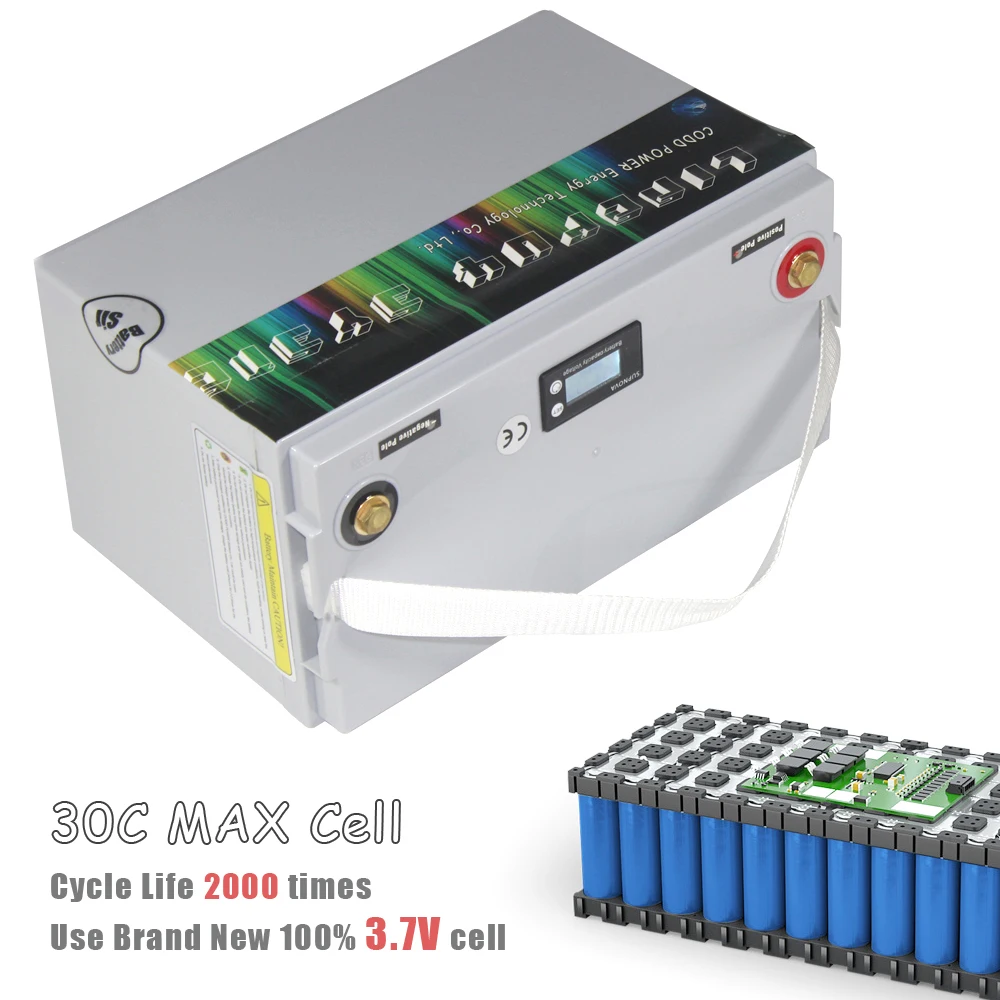 

24V 100AH Electric bicycle Lithium ion Battery 24V Solar Golf Car lipo Battery