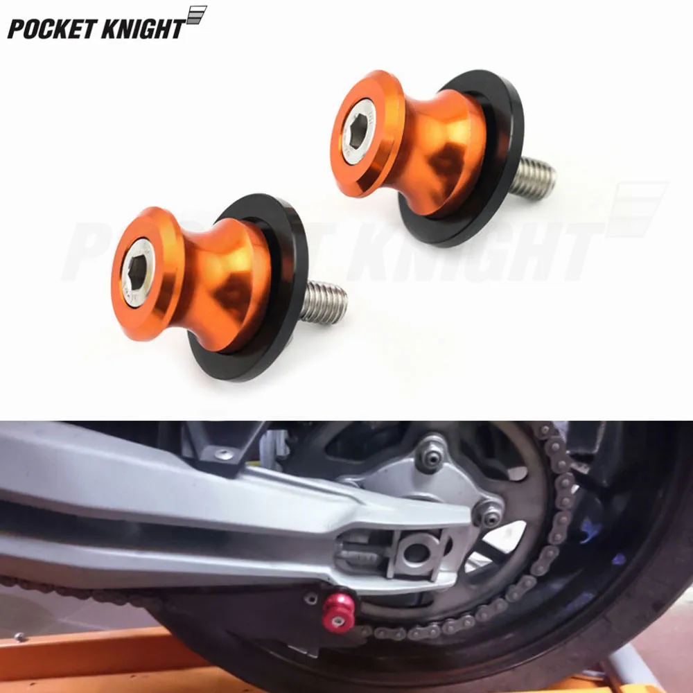 

Swingarm Spools Slider For 990 SUPERMOTO/SUPER DUKE/R 1050 1090 1190 1290 ADVENTURE/R/T/S Motorcycle Stand Screw M10