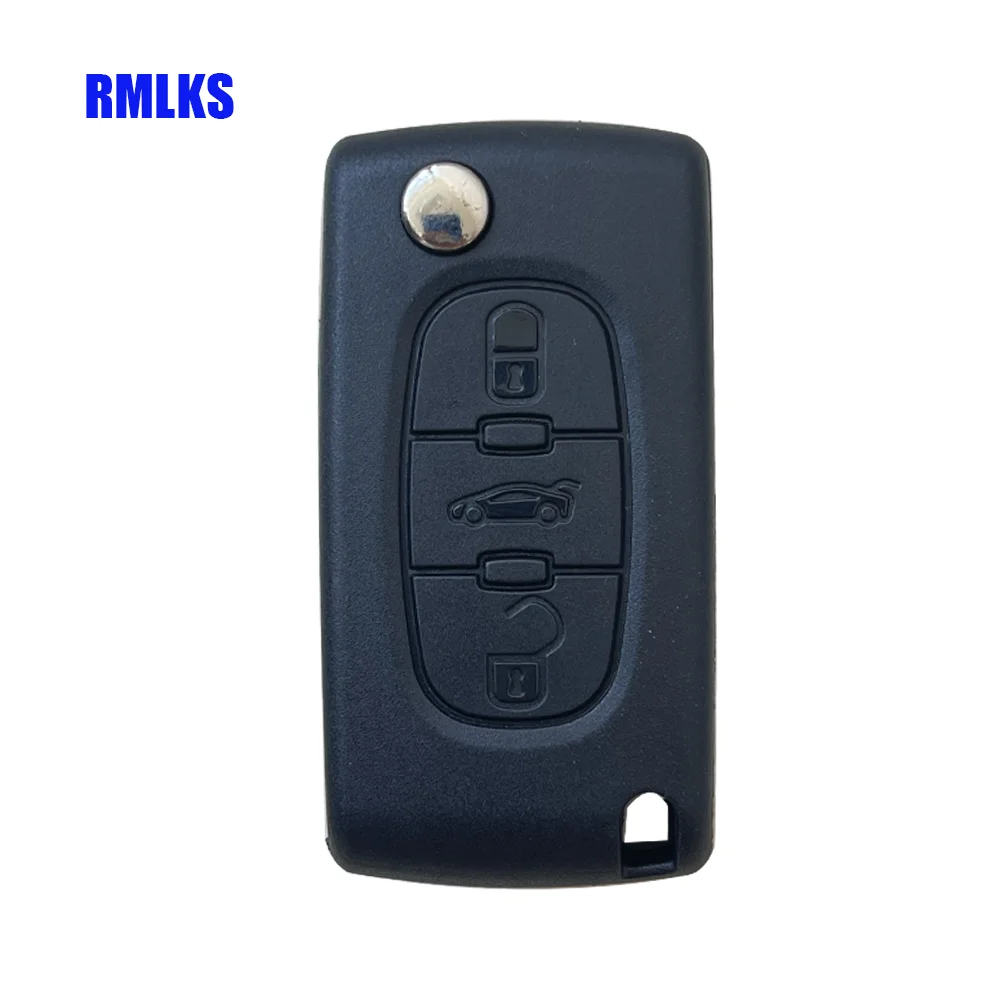 

For Citroen Peugeot 207 208 407 408 307 308 607 Remote Key Case Shell Key Cover 3 Buttons Flip Key Case CE0523 CE0536 VA2 HU83