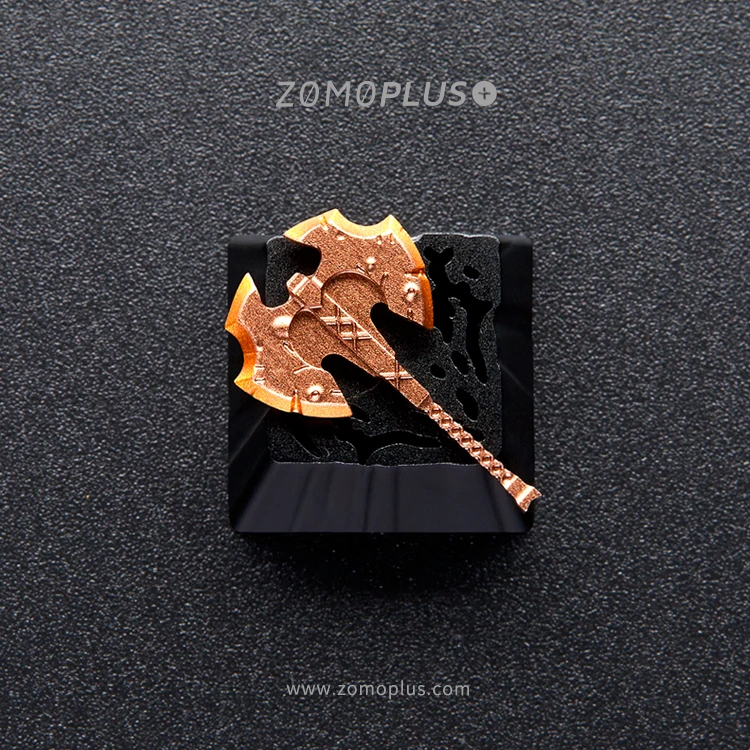 1pc Alloy 3D magnetic attraction height of Dota2 phantom axe touch hand Saint sword crazy battle axe key hat