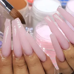 COVER NUDE Acrylic Powder 2 in1 Cover Acrylic Powder Pink 10g/jar NEW Clear pink Acrylic Powder Nail Dip Powder