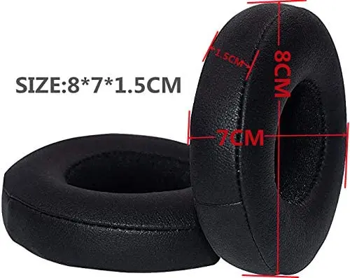 وسائد أذن بديلة Solo 3.0 متوافقة مع سماعات الرأس اللاسلكية Beats Solo2 Solo3