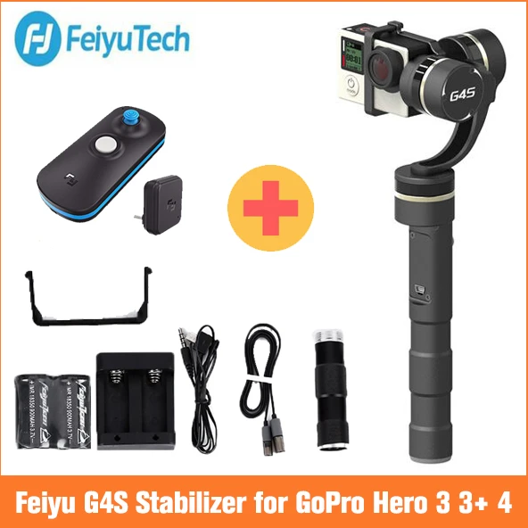 Feiyu G4S FY-G4S 3-Axis Handheld Gimbal Stabilizer 4 Modes 360 Degree  Moving Handheld Steady Gimbal for GoPro Hero 3 3+ 4 - AliExpress