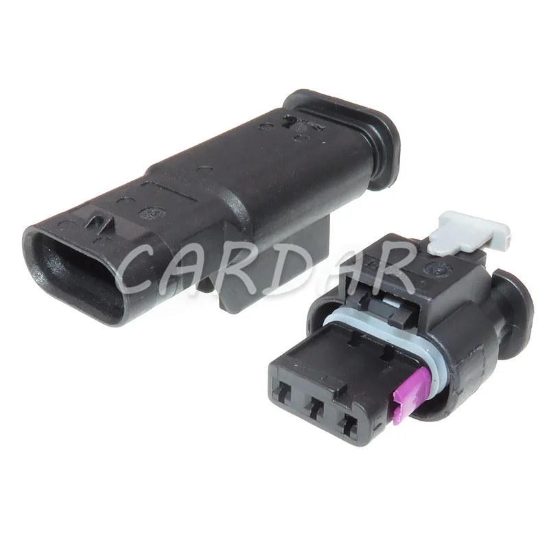 1 Set 3 Pin 1718653-1 4F0 973 703 2-1718652-3 1-1718644-1 Waterproof Car Reversing Radar Plug AC Assembly 4F0973703 For VW Audi