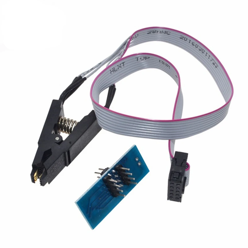 1pcs SOIC8 SOP8 Test Clip For EEPROM 93CXX/25CXX/24CXX in-circuit programming on USB Programmer