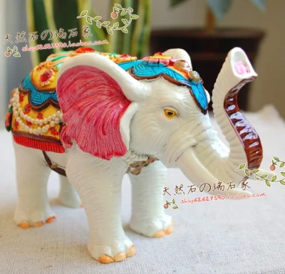 statues sculpture Art Jiaozhi pottery elephant ornament auspicious Ruyi home export Year home decoration wedding gift