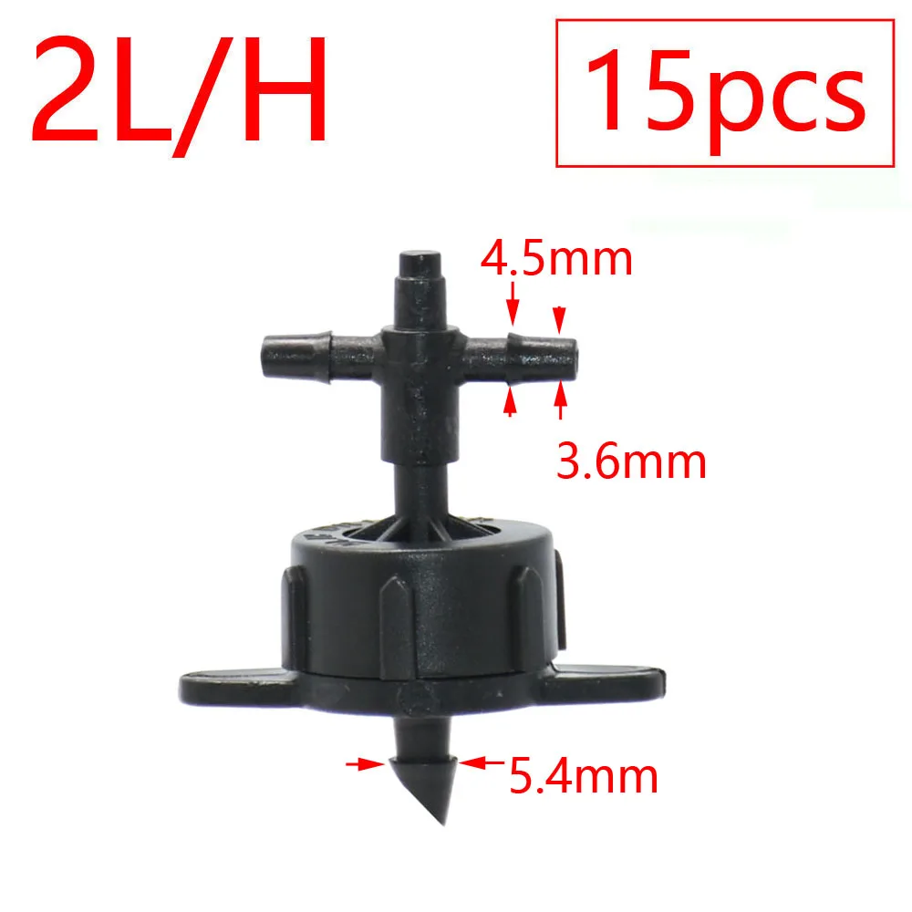 Tee Cross Water Splitter, Conector de Seta, Sistema de Irrigação para Estufa, 2, 4-Way, 3, 5 Drip, 2, 4-Way, 1/8\