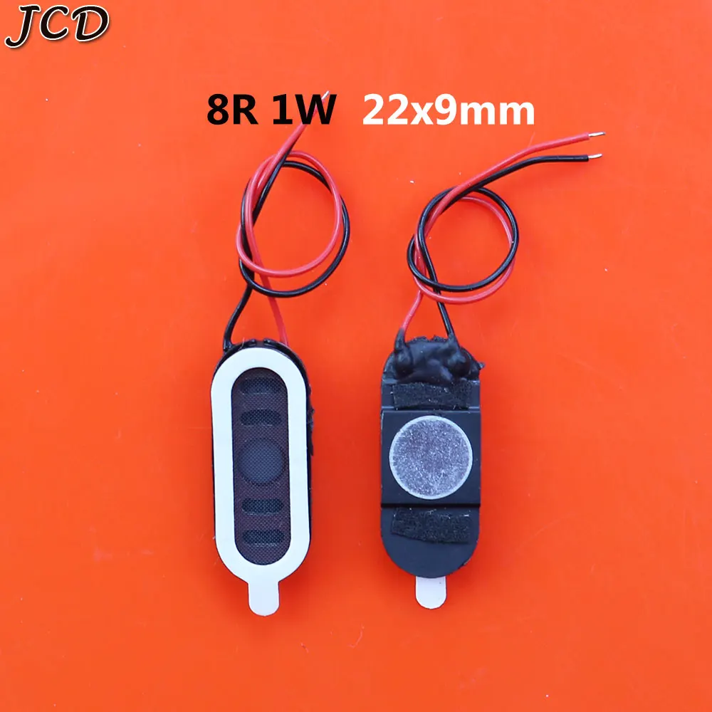 JCD 2pcs Loudspeaker With Wire 0.5W 1.5W 1W 8R Diameter 10mm 15mm 20mm 22mm 30mm Buzzer speaker 8mm Headphone Speaker image 5