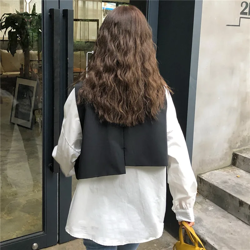 Vest Women Summer All-match Sweet Simple Solid Streetwear Students Fashion New Holiday Vintage Chic Ulzzang Leisure Clothing Fit