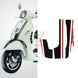 Motorcycle Decals Kit Case for Vespa Sport Stickers GTS 250 / 300 / Super / GTV 250 / 300