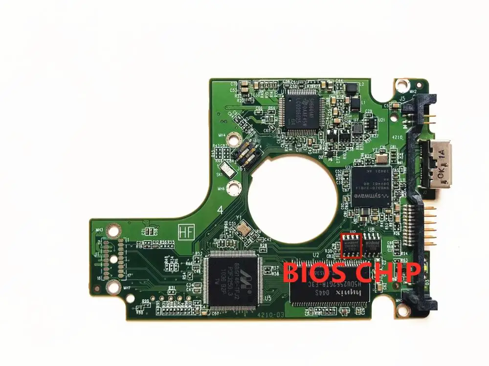 WD5000BMVW , WD3200BMVW HDD PCB /2060-771737-000 REV A , REV P1 2060 771737 000 / 771737-300, 771737-600, -200, -B00, -A00