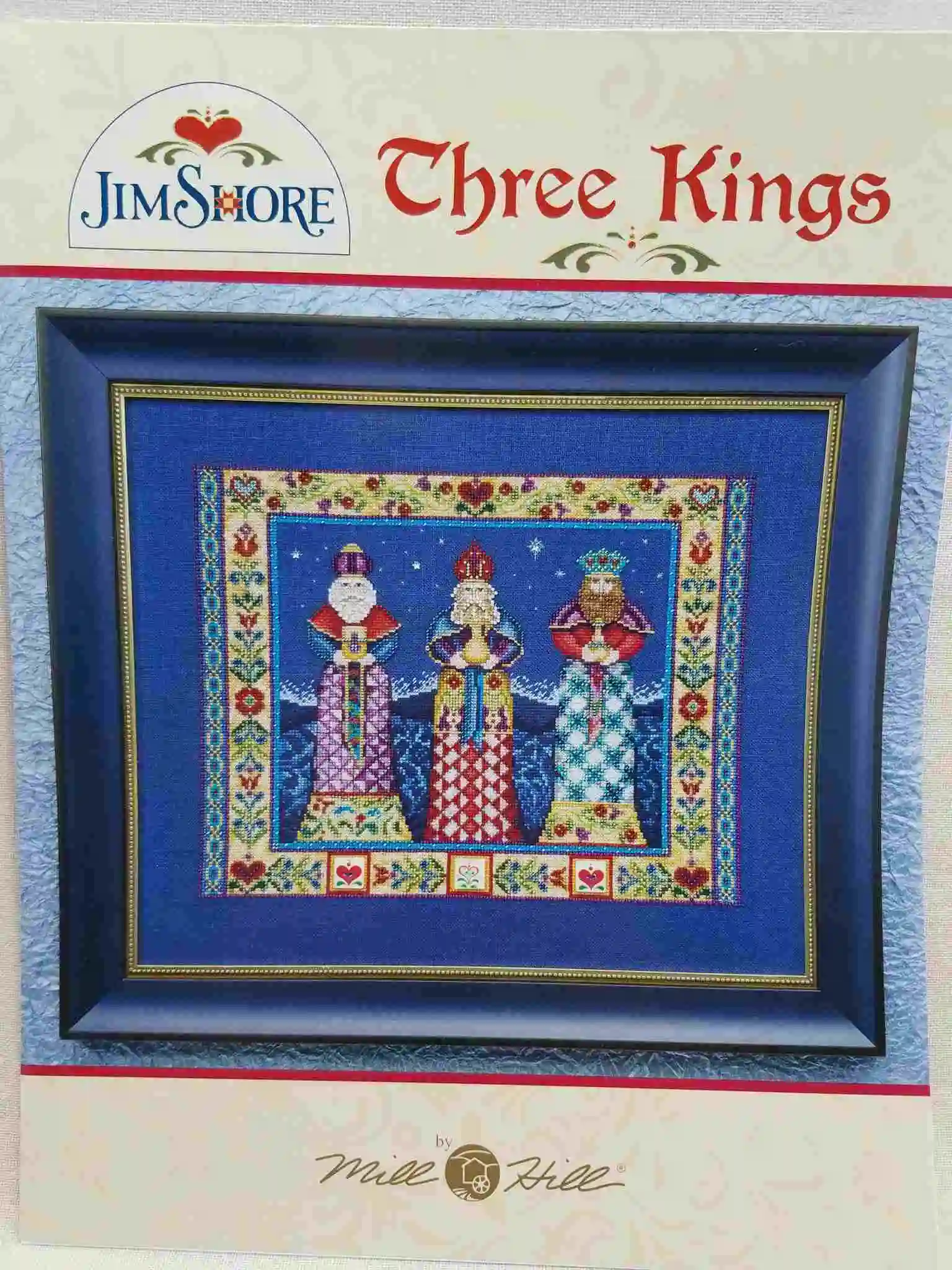 

mh 006 three kings 42-36 counted cross stitch package flower aida 22ct 25ct 18ct 14ct 11ct black cloth people kit embroidery