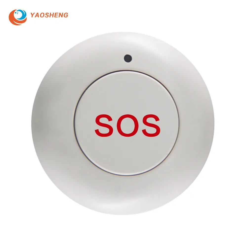 Home Security Alarm System Smart Wireless SOS Emergency Panic Button for Solar Powered Outdoor Siren