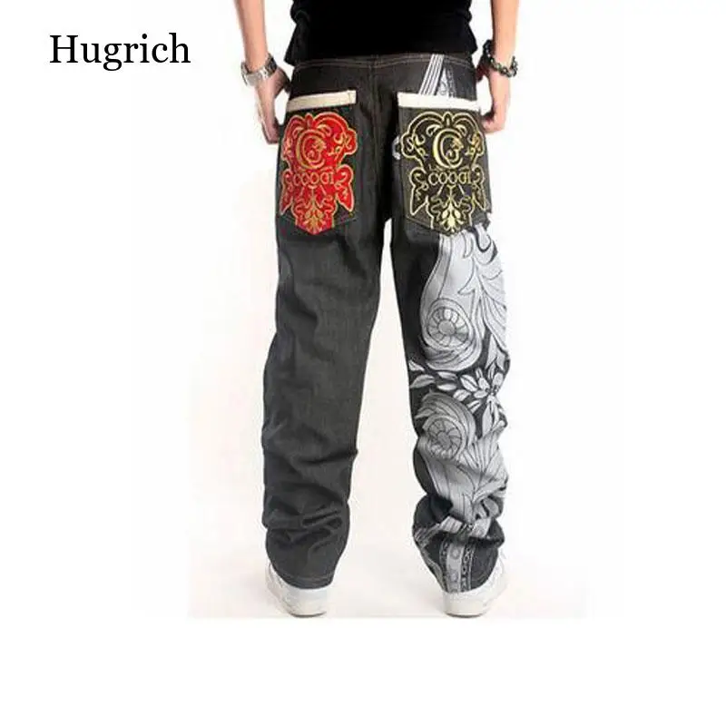

New Menslarge Size 30-46 Hip Hop Jeans Men Famous Designer Brands High Quality Skateboard Denim Skateboard Men Jeans