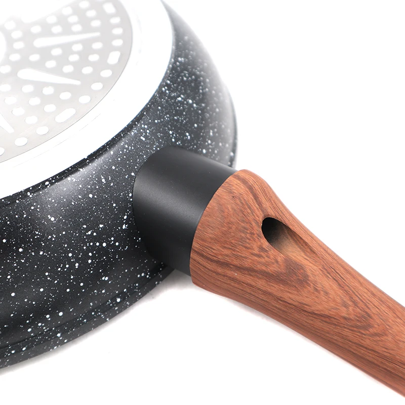 Master Star-Non-Stick Durable Frying Pan, Steak Omelette, Aluminum Marble Coating Pan, Induction Cooker, Modern Kitchenware