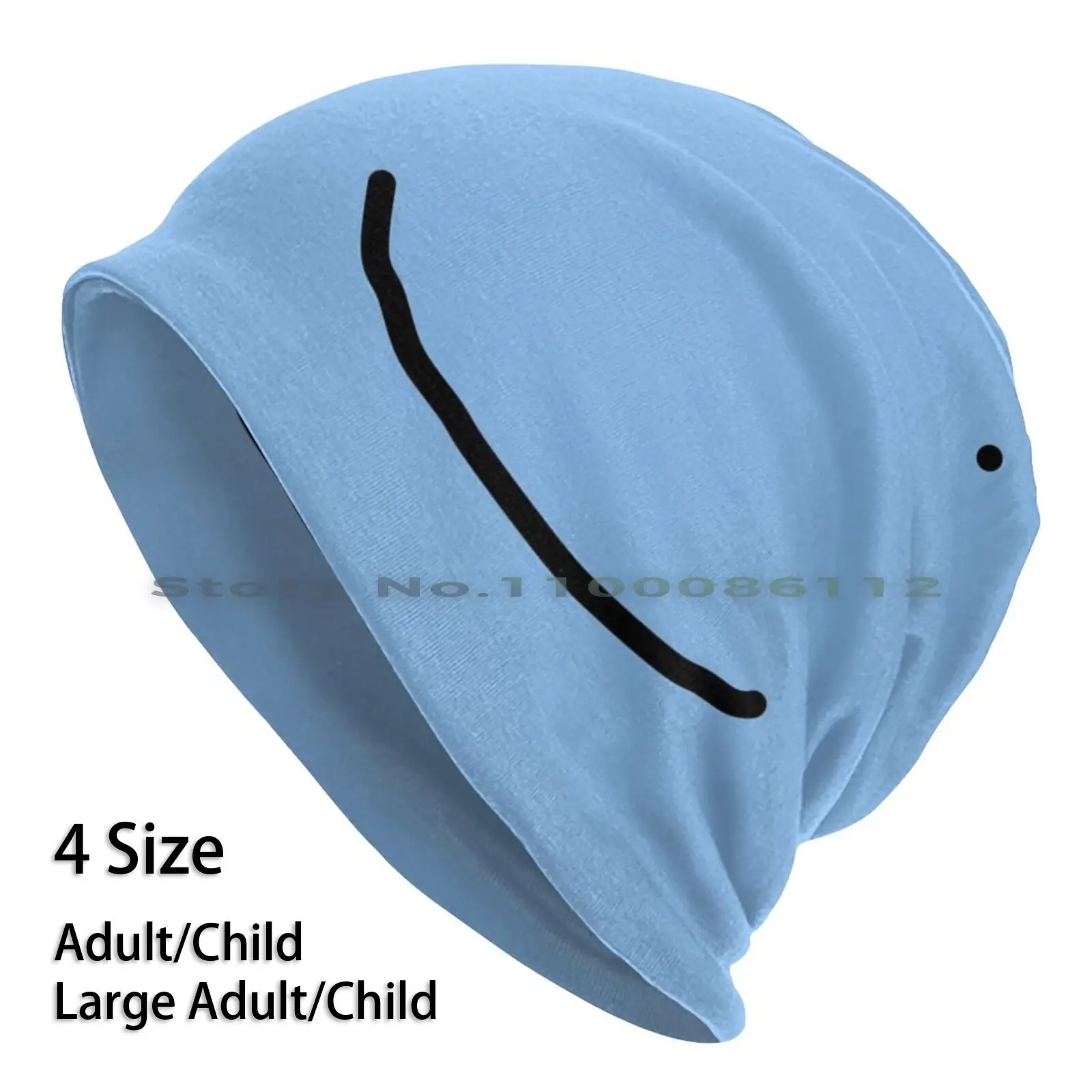 Dream Smile Blue Beanies Knit Hat Speedrunner 2020 Basic Bold Fashion Happy Funny Replica Cool Dreamwastaken Dreamteam