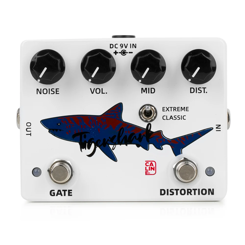 Caline Dcp-09 Tigershark Distortion Gate Effect Pedal Electric Guitars Distortion Pedal Guitar Pedalboard Effector Dual Pedal