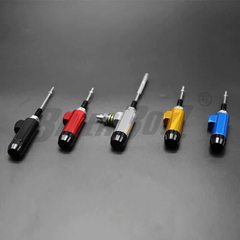 Motorcycle performance hydraulic brake clutch master cylinder rod system performance efficient transfer pump