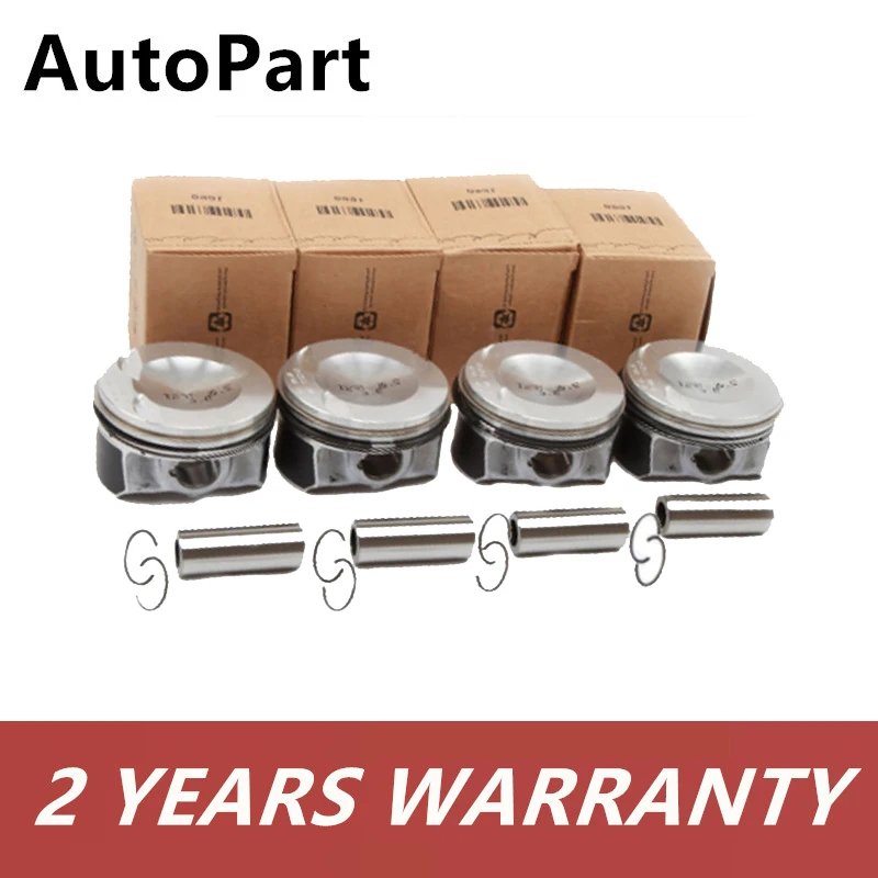 06H107065AM Engine EA888 Piston & Piston Ring Set For Audi A3 A4 Q5 TT For VW Passat Tiguan Jetta Golf 2.0T Pin 21mm 06H198151J