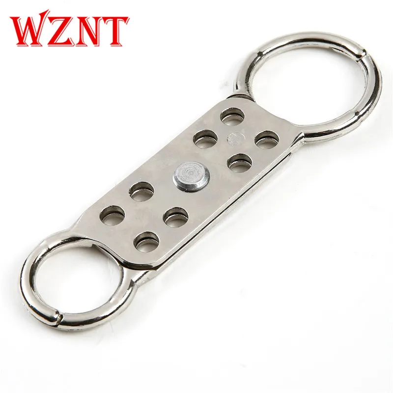 5pcs  NT-DH02 25mm 38mm Lockout Hasp Aluminium With Double-end Jaw Holds Up To 8 Padlocks