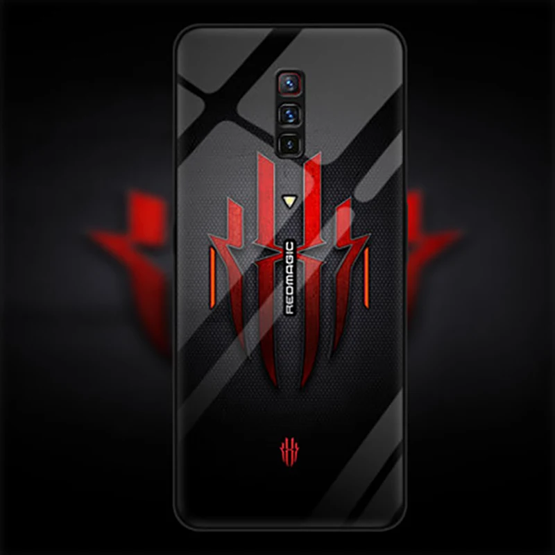 For Nubia Red Magic 6 6s Pro Case Magic6 Tempered Glass Hard Back Cover Soft TPU frame For Nubia Red Magic 6 NX669J Phone Cases