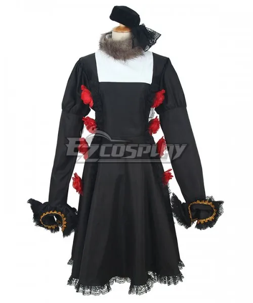 Axis Powers Hetalia The Beautiful World The Russian Federation Anya Braginskaya Girls Black Party Dress Cosplay Costume E001