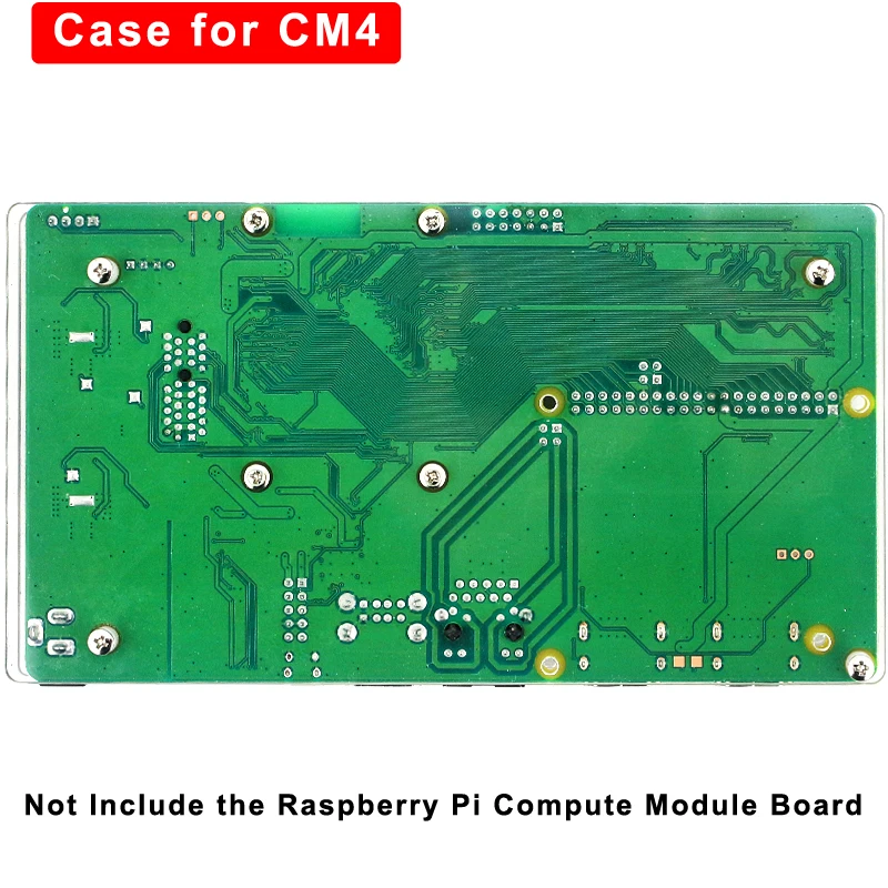 Raspberry Pi Compute Module 4 Case Transparent Acrylic Shell CM 4 Protective Enclosure for Raspberry Pi Compute Module 4 Board