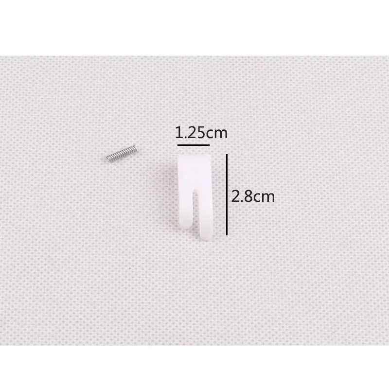 T350 White padded presser foot plate with spring flat plastic bottom plate Suitable for industrial sewing machine