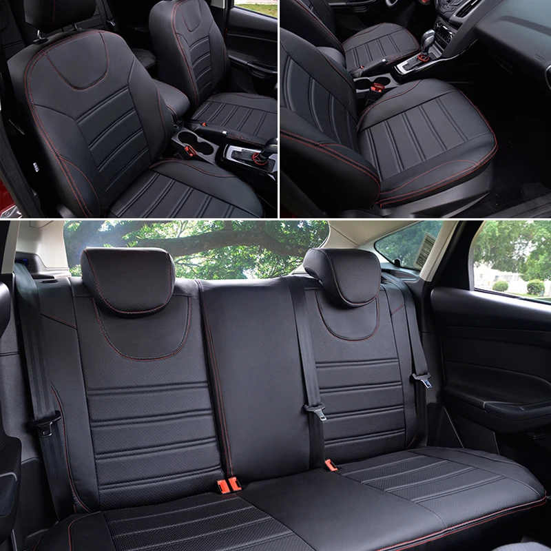 Custom Fit Car Seat Covers PU Leather for Fiat Freemont Seat Cover Sets Accessories 7 Seats Complete Cushions Supports Protector