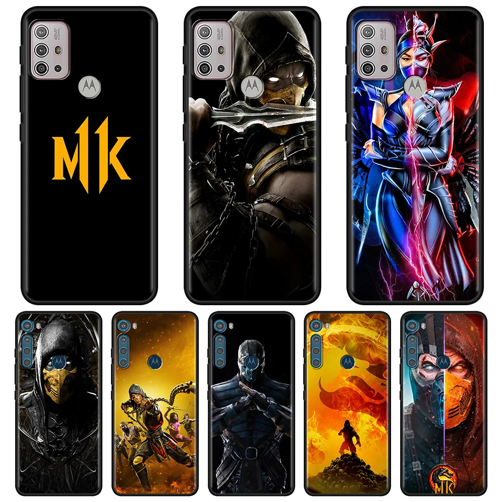 For Motorola One Fusion Case for Moto G9 Plus Play Power One G20 G30 G40 G50 G60 Edge 40 Phone Shell Mortal Kombat