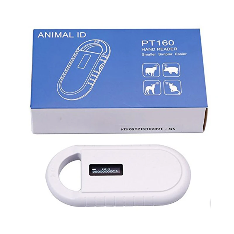 134.2 Khz ISO11784/11785 FDX-B Portable Pet Microchip Scanner RFID Transponder Chip Reader for Dog Cat Bird Fish Identification