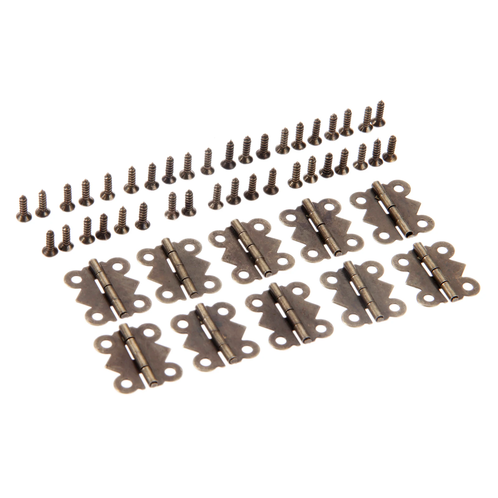 10Pcs Hinges 4 Hole…