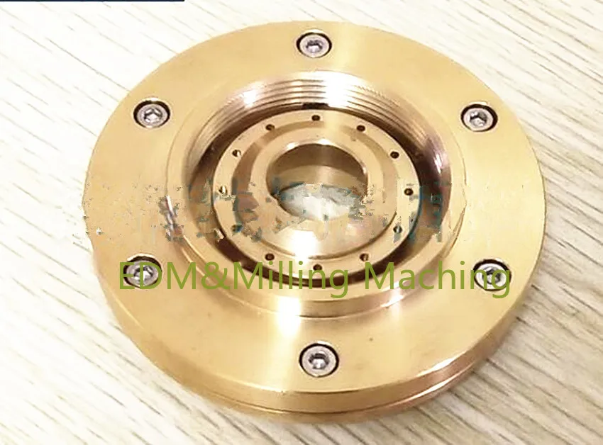 CNC Wire EDM Machine M216C Water Nozzle Copper Seat Connect Ring 75*20mm For CNC  X20/FX10 Service