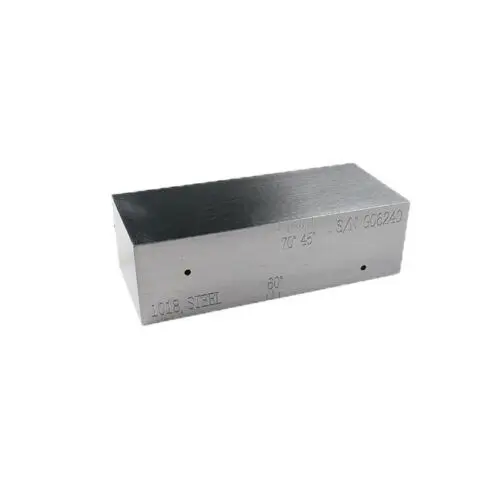 

AWS type SC Ultrasonic Calibration Block 1018 Steel Test Block/standard test block Metric Version