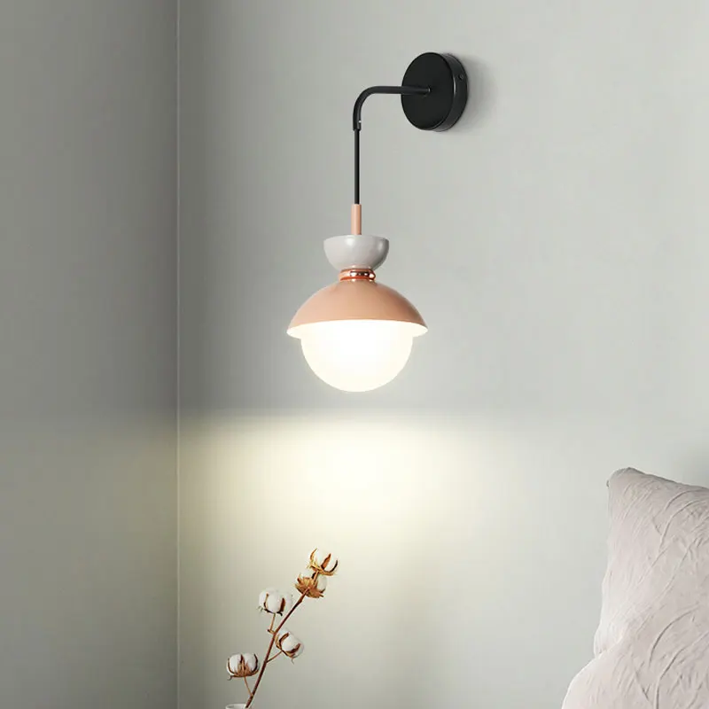 

Nordic Wall Lamp for Bedroom Vanity Light Modern Led Wall Sconce Light Fixtures Bedside Bathroom Mirror Lights Indoor Home Decor