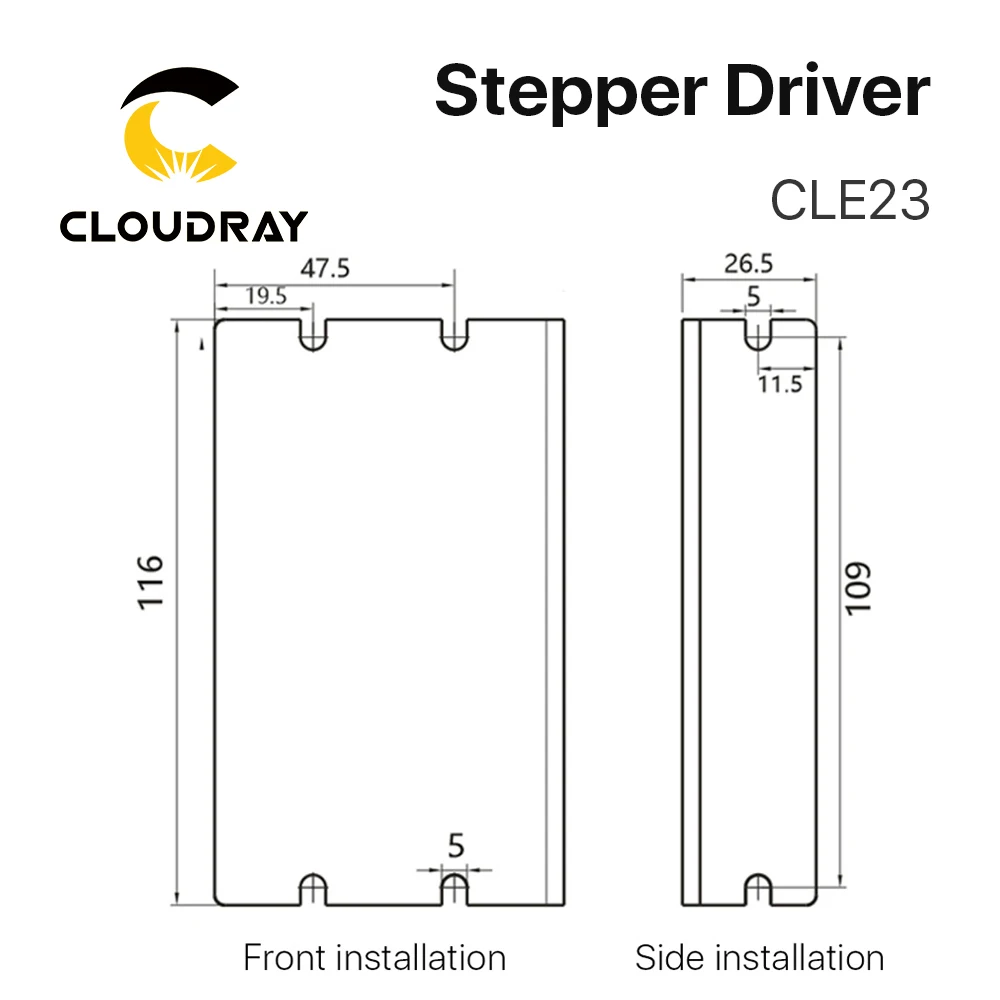 Cloudray Nema 23 Digital Closed Loop Stepper Motor Driver Stepper Driver for Nema Stepper Motor 3D Printer Cutting Machine